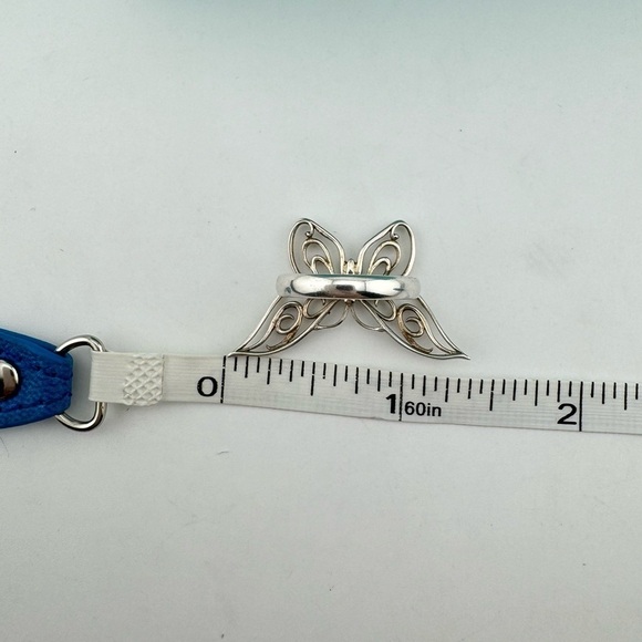 RARE Tiffany & Co. Filigree Butterfly Cocktail Ring in Sterling Silver Size 5 - Picture 5 of 5